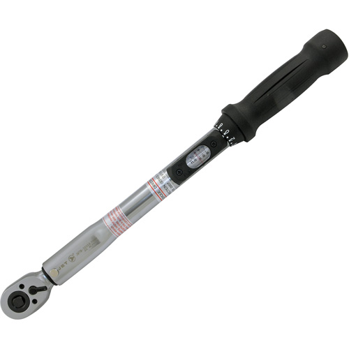 Cl&eacute; dynamom&eacute;trique &agrave; t&ecirc;te fine pour usage intensif, &agrave; cliquer, Entraînement 3/8" carr&eacute;, 10 - 80 lb-pi Sécurité Médic