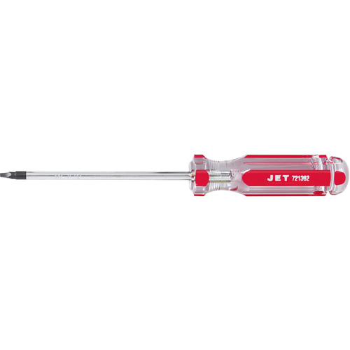 Square Jumbo Handle Screwdriver, #2 Tip, Round, 5" L, Plastic Handle Sécurité Médic