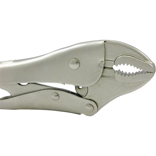 J10WR Super Heavy-Duty  Locking Pliers with Cutter, 10" Length, Curved Jaw Sécurité Médic