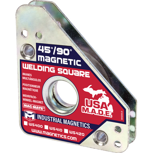 Magnetic Welding Squares, 3-3/4" L x 3/4" W x 4-3/8" H, 75 lbs. Sécurité Médic