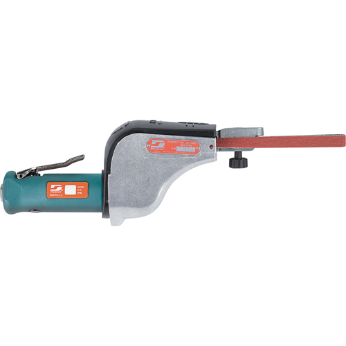 Dynafile&reg; Abrasive Belt Machines, 1/8-1/2" x 24", 31 CFM, 1/4" NPT Sécurité Médic