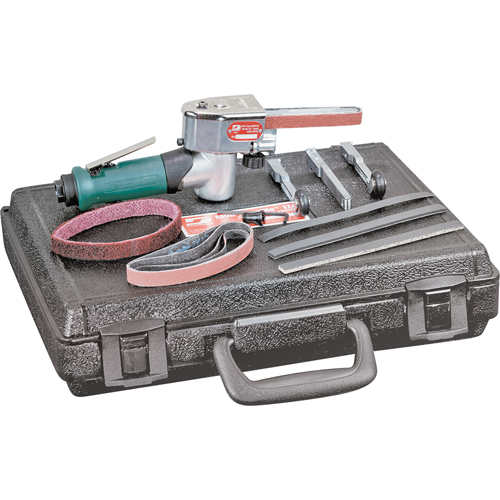 Mini-Dynafile&reg; II Abrasive Belt Machines, 1/8" - 1/2", 1/4" NPTF Sécurité Médic