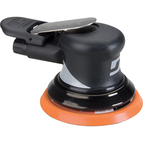 Ponceuses &agrave; orbite al&eacute;atoire 5" sans aspirateur Dynorbital supr&ecirc;me, Dia 5", Entr&eacute;e 1/4" NPT, 12 000 Tr/min Sécurité Médic