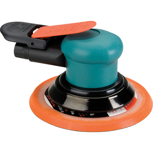 6" Non-Vacuum Dynorbital-SpiritRandom Orbital Sanders, 6" Dia., 1/4" NPT Inlet, 12000 RPM Sécurité Médic