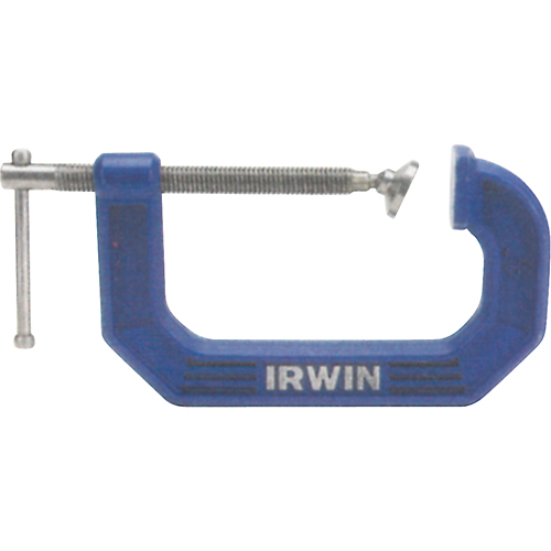 Serre-Joints En C Quick-Grip, Capacit&eacute; de 1" (25 mm), Profondeur de gorge de 1-3/16" (30 mm) Sécurité Médic