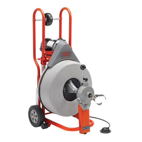 Nettoyant de drain K-750 pour machine &agrave; baril, &eacute;lectrique, 3/4" x 100' Sécurité Médic