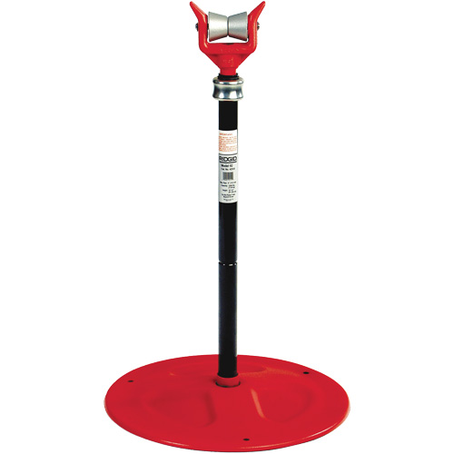 Adjustable Pipe Support #92, 81-104 cm Height Adjustment, 150 mm Max. Pipe Capacity, 2500 lbs. Max. Weight Capacity Sécurité Médic