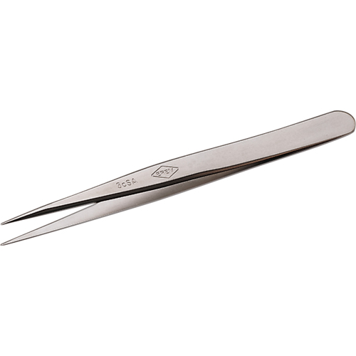 Tweezers - Pointed Tips, Straight - 4.33" (110 mm) Sécurité Médic