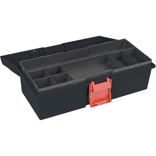 Heavy-Duty Tool Box, 15" W x 7" D x 5-1/2" H, Black Sécurité Médic