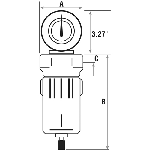 Filtres &agrave; air comprim&eacute;, Modulaire, 2" NPT, Drain Automatique Sécurité Médic