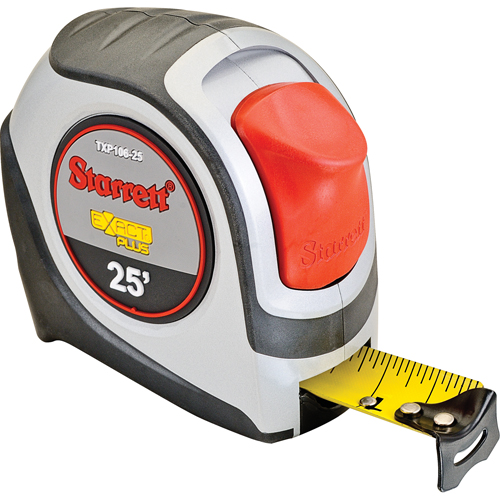 KTXP Series Measuring Tape , 1" x 25', 1/16" Graduations Sécurité Médic