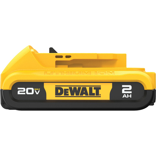 Bloc-piles 20 V Max* Compact XR, Lithium-ion, 20 V, 2 A Sécurité Médic