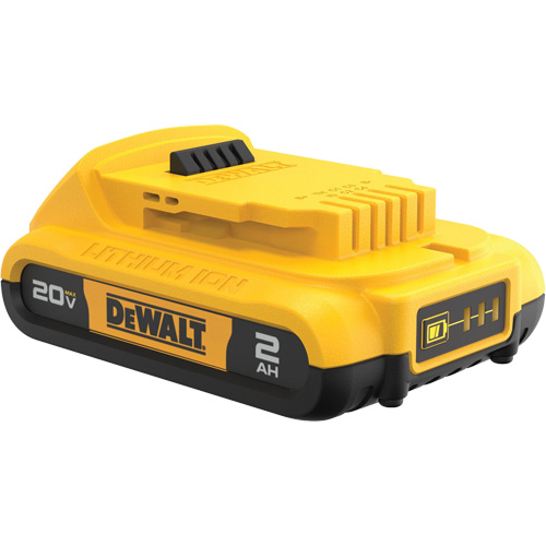 Bloc-piles 20 V Max* Compact XR, Lithium-ion, 20 V, 2 A Sécurité Médic