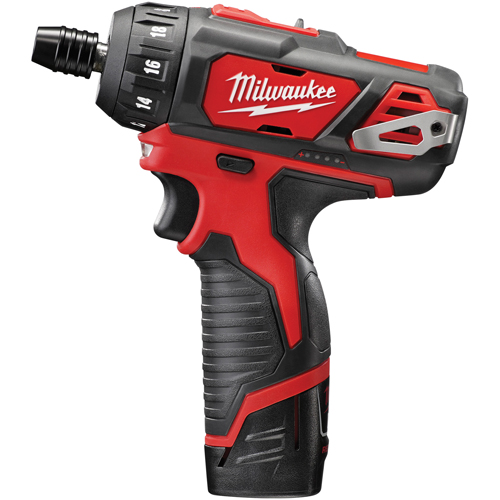 M12 Hex 2-Speed Screwdriver Kit, 1/4", 12 V, 275 in-lbs Max. Torque, Lithium-Ion Battery Sécurité Médic