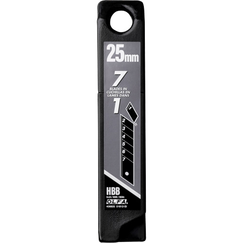 Ultra-Sharp Black Replacement Blades, Snap-Off Style Sécurité Médic