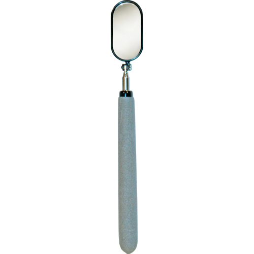 Miroir d'inspection, Ovale, 1-1/2" lo x 1-1/4" la, T&eacute;lescopique Sécurité Médic