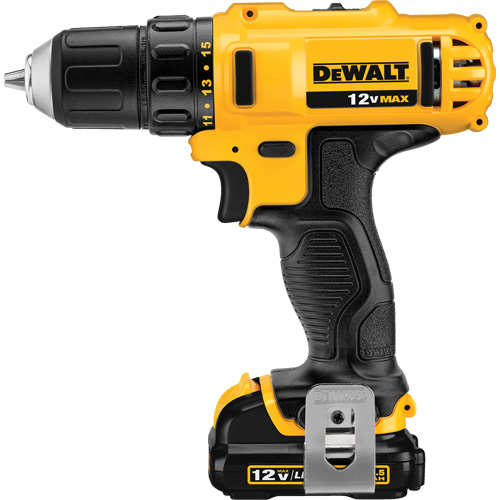 Ensemble perceuse/visseuse max, Lithium-ion, 12 V, Mandrin 3/8", Couple 189 UWO Sécurité Médic