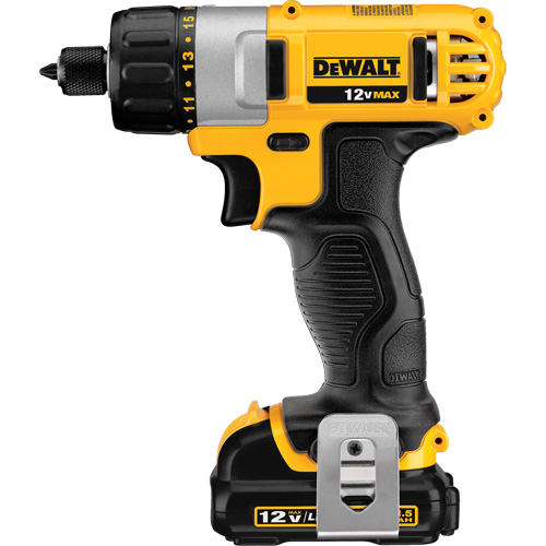 Ensemble de tournevis max, 1/4", 12 V, 160 UWO couple max., Lithium-ion bloc-pile Sécurité Médic
