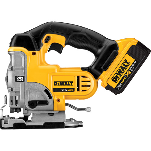 Max Jig Saw Kit, 20 V, Lithium-Ion, 0-3000 SPM, 1" Stroke Length Sécurité Médic