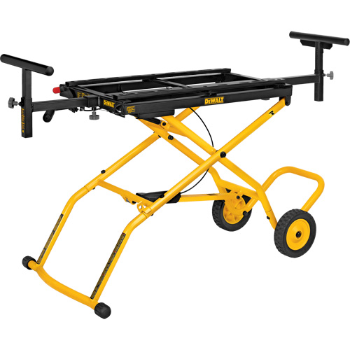 Heavy-Duty Rolling Mitre Saw Stand Sécurité Médic