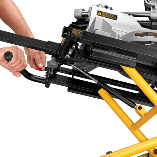 Heavy-Duty Rolling Mitre Saw Stand Sécurité Médic