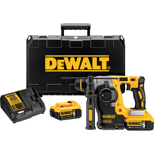 Max XR&reg; Brushless L-Shape Rotary Hammer Kit, 20 V, 1", 0-1100 RPM Sécurité Médic