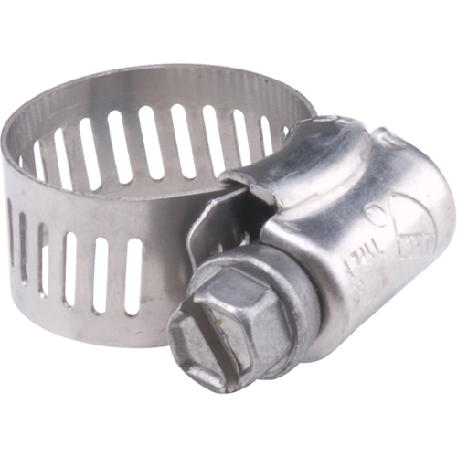 Stainless Steel Gear Clamp, Min Dia. 3-1/4", Max Dia. 4-1/4" Sécurité Médic