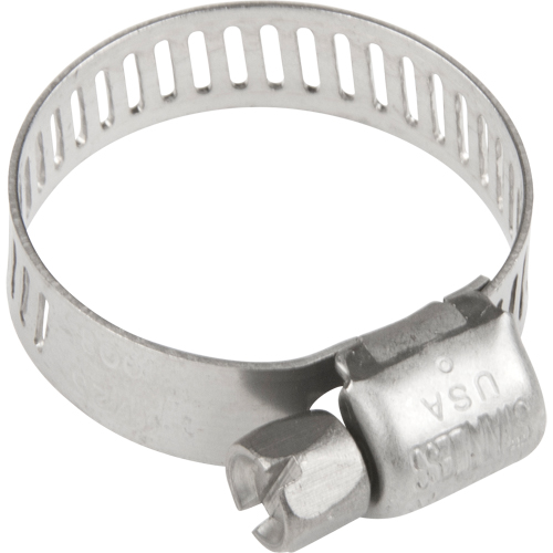 Colliers de serrage pour tuyaux - Collier de serrage & vis en acier inoxydable, Dia. min 0.316, Dia. max 7/8" Sécurité Médic