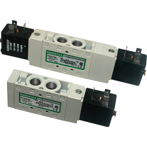 Pilot 5-Way 2-Position 4-Way Solenoid Valves, 1/8" Pipe, 150 PSI Sécurité Médic