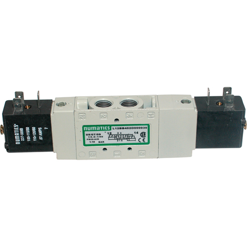 Pilot 5-Way 2-Position 4-Way Solenoid Valves, 3/8" Pipe, 150 PSI Sécurité Médic