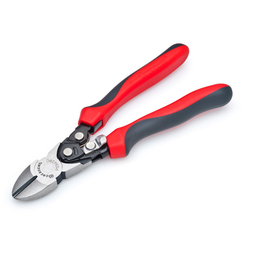 Pro Series Dual Material Diagonal Compound Action Cutting Pliers, 8" L Sécurité Médic