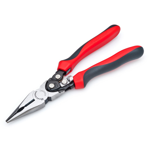 Pro Series Dual Material Long Nose Compound Action Cutting Pliers, 9" L Sécurité Médic