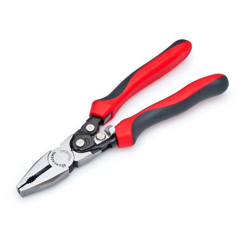 Pro Series Dual Material Lineman's Compound Action Cutting Pliers Sécurité Médic