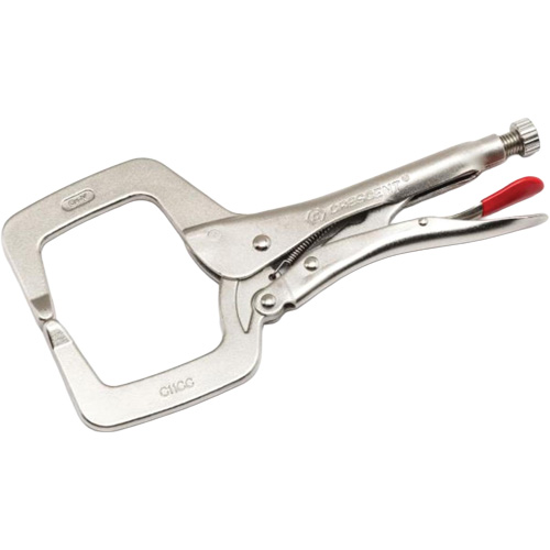 Locking C-Clamp with Regular Tips, 18" Length, C-Clamp Sécurité Médic