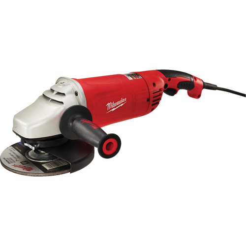 Large Angle Grinder Trigger Grip With Lock-On, 7"/9", 120 V, 15 A, 6000 RPM Sécurité Médic