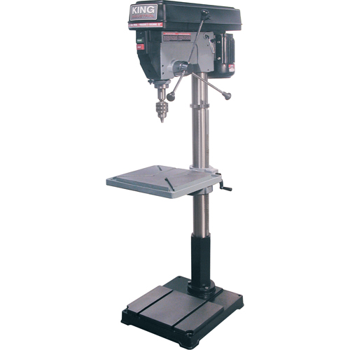 Floor Drill Presses, 22", 3/4" Chuck, 4200 RPM Sécurité Médic