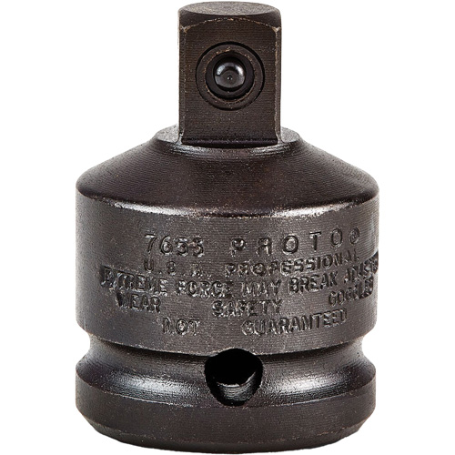 Douille adaptateur, Chocs, Prise 3/4", Douille 1/2", 2,0625" lo Sécurité Médic