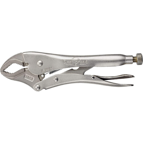 Pince de verrouillage Vise-Grip Original, Longueur 10", M&acirc;choire courb&eacute;e Sécurité Médic