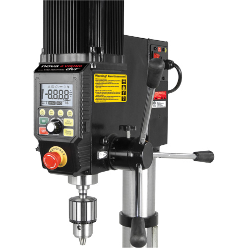 Nova Viking DVR Floor Model Drill Press, 16", 5/8" Chuck, 3000 RPM Sécurité Médic