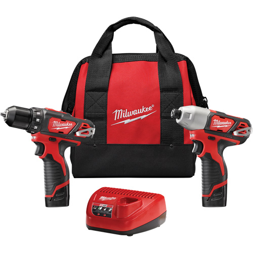 M12 Cordless 2-Tool Combo Kit, Lithium-Ion, 12 V Sécurité Médic