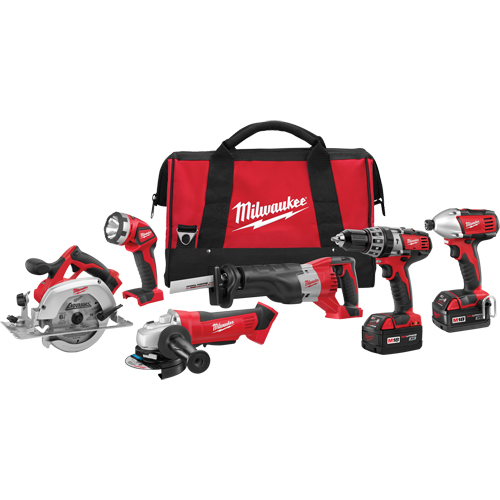 M18 Cordless 6-Tool Combo Kit, Lithium-Ion, 18 V Sécurité Médic