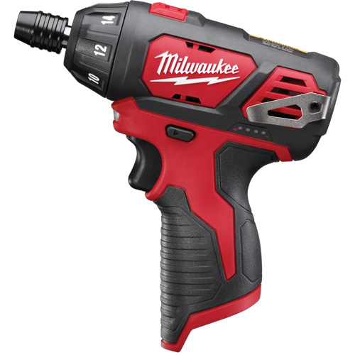 Tournevis hexagonal M12, 1/4", 12 V, 175 lb-pi couple max., Lithium-ion bloc-pile Sécurité Médic