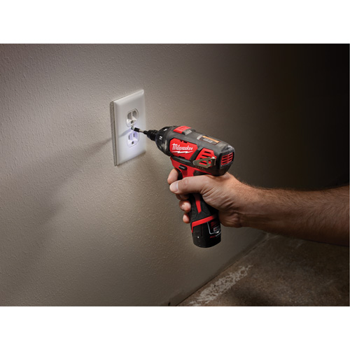 Tournevis hexagonal M12, 1/4", 12 V, 175 lb-pi couple max., Lithium-ion bloc-pile Sécurité Médic