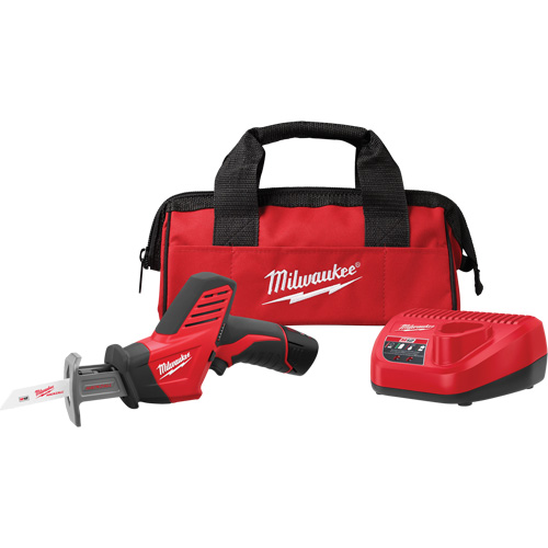 M12 Hackzall&reg; Reciprocating Saw Kit, 12 V, Lithium-Ion Battery, 0 - 3000 SPM Sécurité Médic