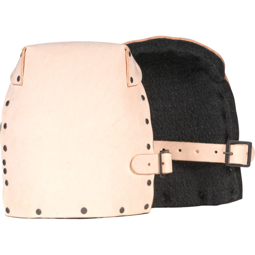Hard Shell Knee Pads, Buckle Style, Leather Caps, Foam Pads Sécurité Médic