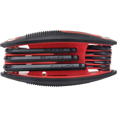 Ball End Fold-Up Hex Key Set, 9 Pcs., Imperial Sécurité Médic