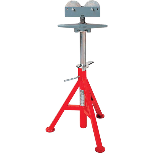 Support de tuyau pour rouleau &eacute;lev&eacute; no RJ-99, 82-140 cm R&eacute;glage de la hauteur, 12" Capacit&eacute; max. de tuyau, 1000 lb Capacit&eacute; de charge max. Sécurité Médic