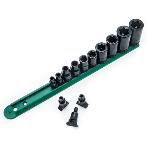 Jeu de douilles externes Torx, Prise 1/2"/1/4"/3/8" Sécurité Médic