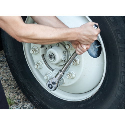 24-Tooth Quick Release Teardrop Ratchet, 3/4" Drive, Plain Handle Sécurité Médic