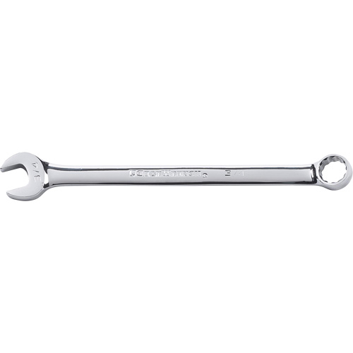 Long Pattern Combination Wrench, 12 Point, 3/4", Chrome/Polished Finish Sécurité Médic
